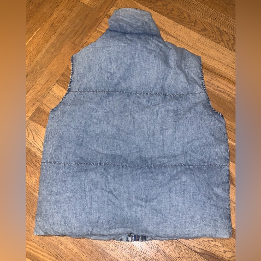 Elan Denim Puffer Vest - Picture 4 of 4